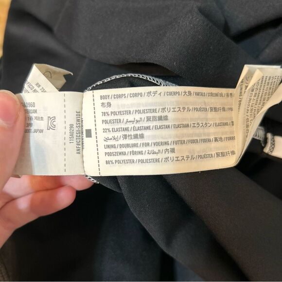 Abercrombie & Fitch YPB SculptLux Mini Athletic Exercise Dress Black Size XL - Picture 13 of 15